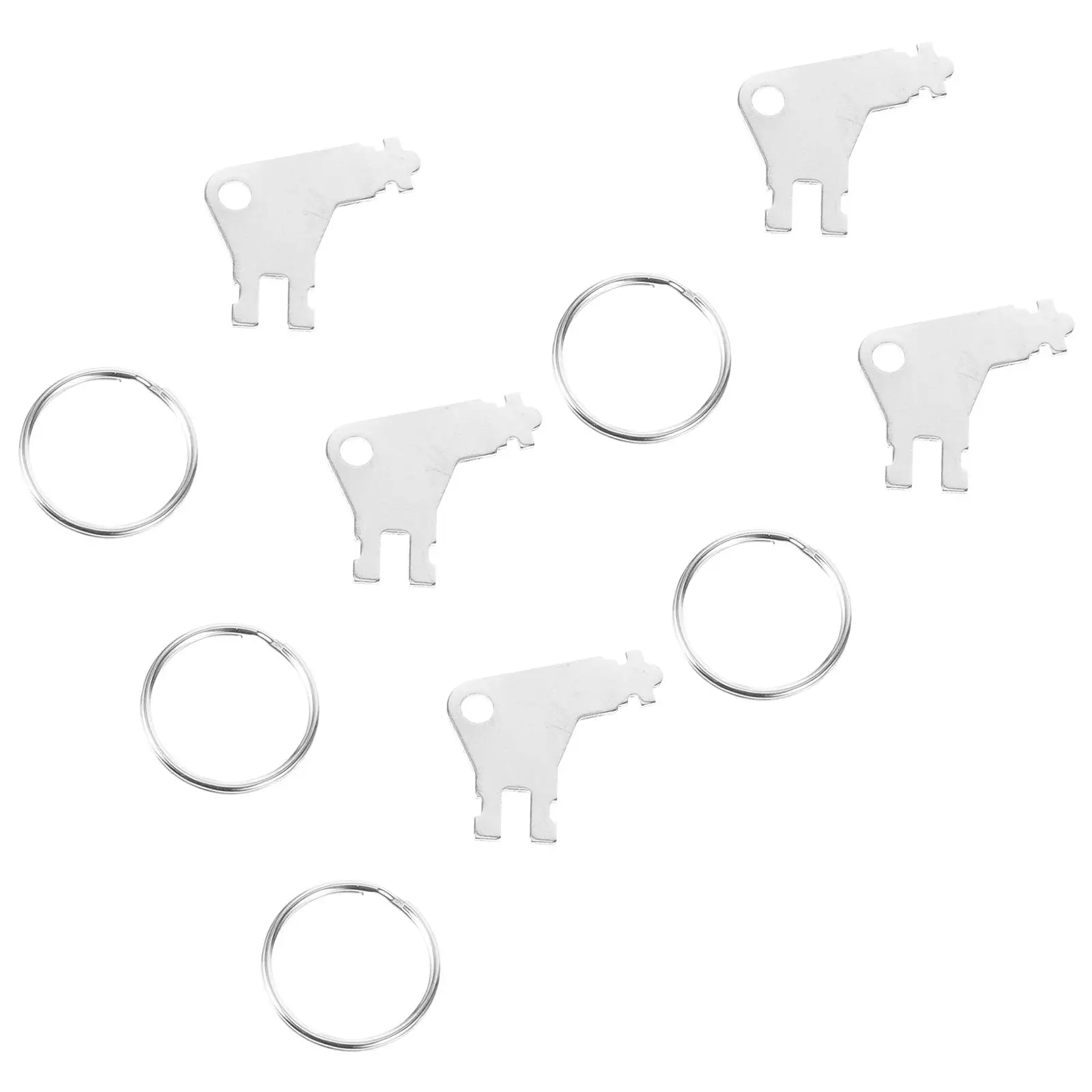 

5pcs Metal Dispenser Keys for Paper Towel Holder Black White Universal Replacement Suite Commercial Bathroom Facilities