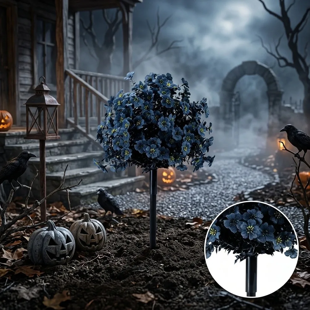 Halloween Tree Decoration with Festive Spooky Identity for Home and Event Use Ground Stake for Direct Installation Options