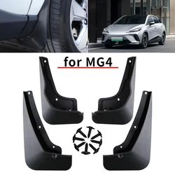For MG4 2022 2023 2024 MG MULAN EV Car Mudguards Plastic Fender Cover Flares Splash Guard Cover Exterior Mud Flaps Accessories