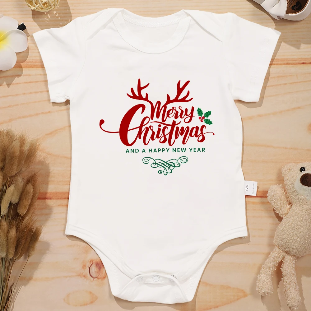 

Christmas Aesthetic Baby Girl Clothes Onesie Cartoon Cozy Cotton Xmas Night Toddler Jumpsuit Pajamas Kawaii Harajuku Bodysuit