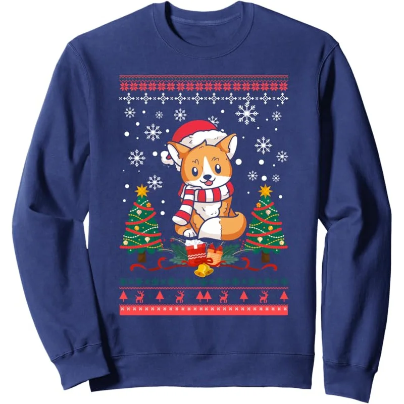 2024 Fox Ugly Christmas Winter Sweatshirt