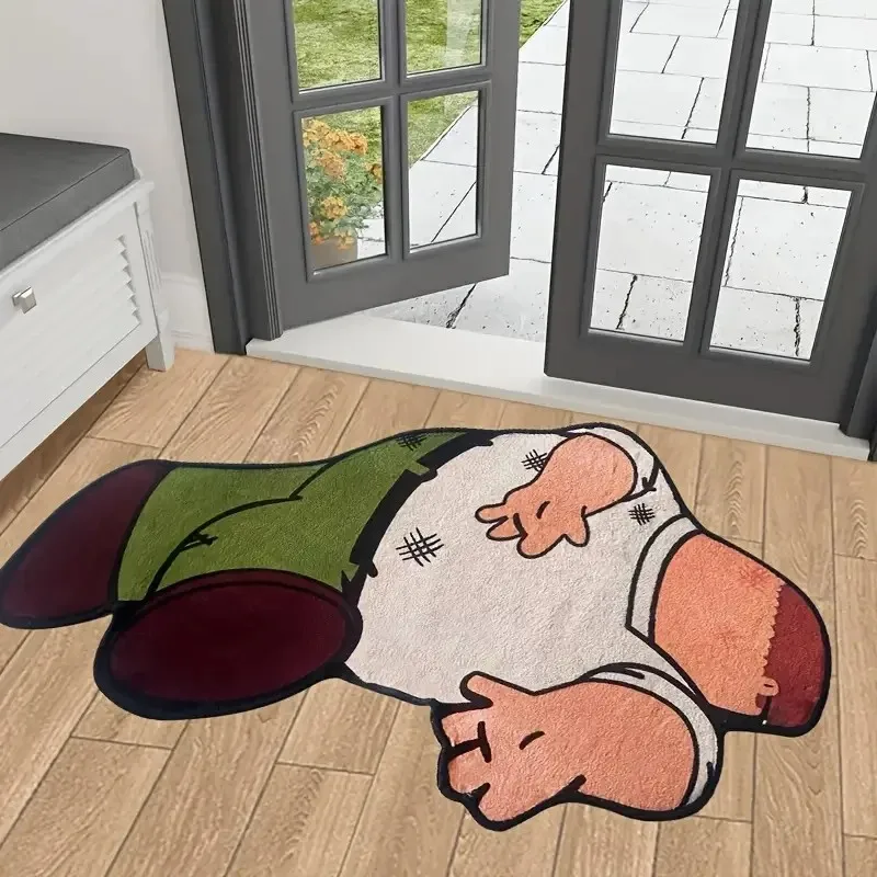 VIKAMA Parody Home Mat – rutschfeste und geräuschreduzierende Fußmatte für den Eingangsbereich, Schlafzimmer-Eingangsteppich, Nachttisch-Teppich, Heimdekoration
