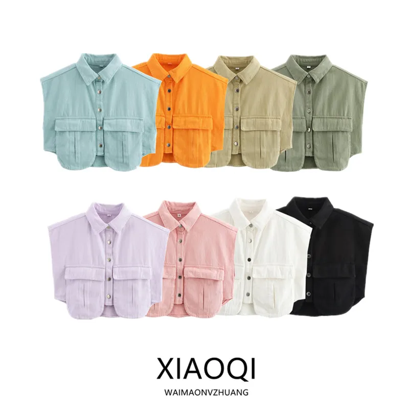 ربيع وصيف 2025 أزياء نسائية ort ديكور irt مع كيت مزدوج متعدد الألوان متعدد الاستخدامات قطع مستقيمة irt