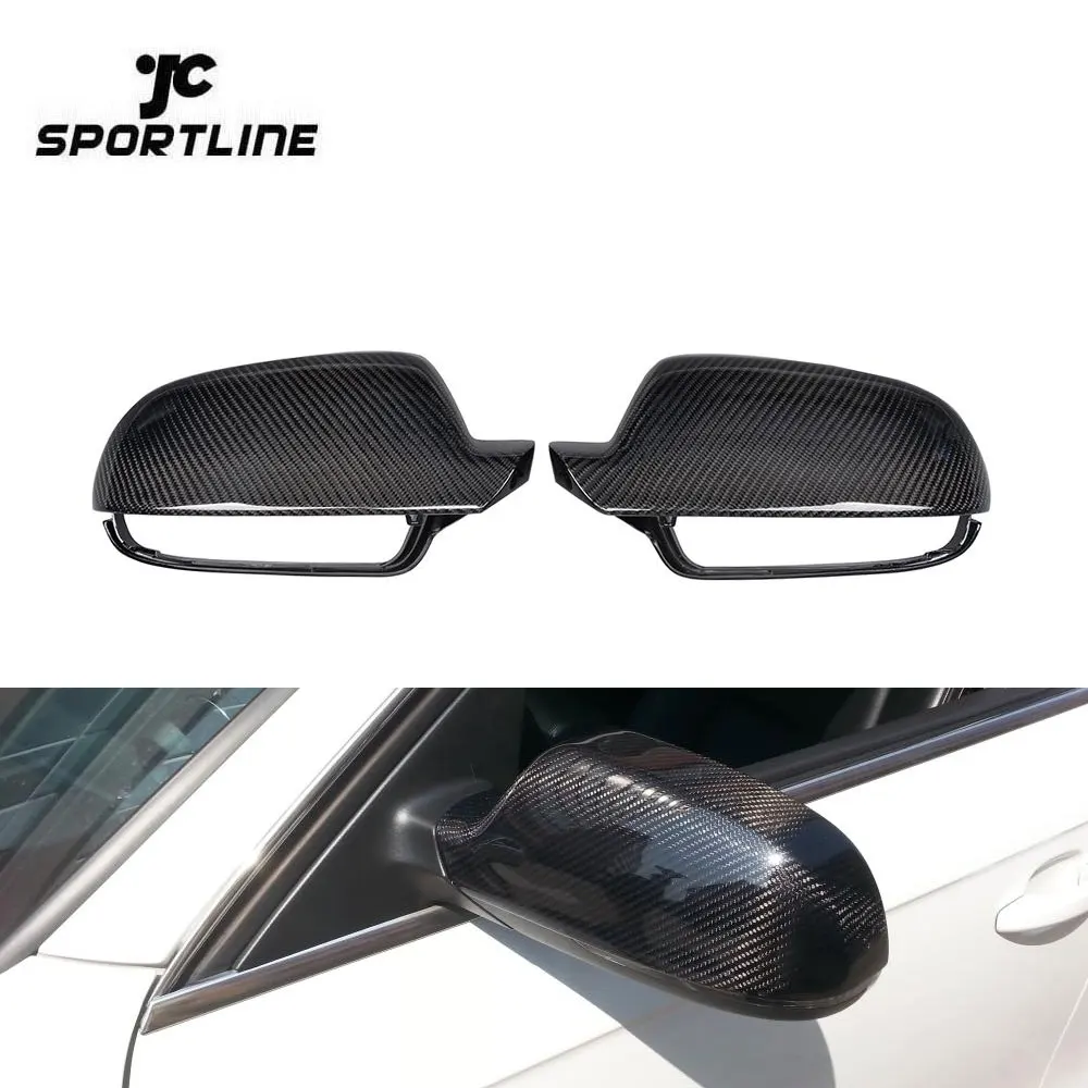 

Replaced Carbon Fiber Door Mirror Caps Housings For Audi A5 S5 RS5