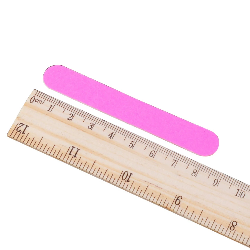 

300pcs Nail Files Sanding Paper Disposable Double Sided Scrub Tool Manicure Salon Home Use Board Thick Nails Polish