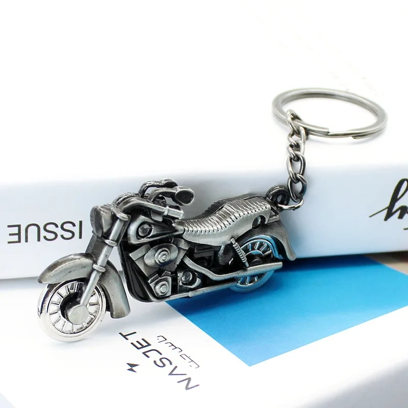 Alloy Motorcycle Keychain Pendant Personality Key Chain For Male And Female Students