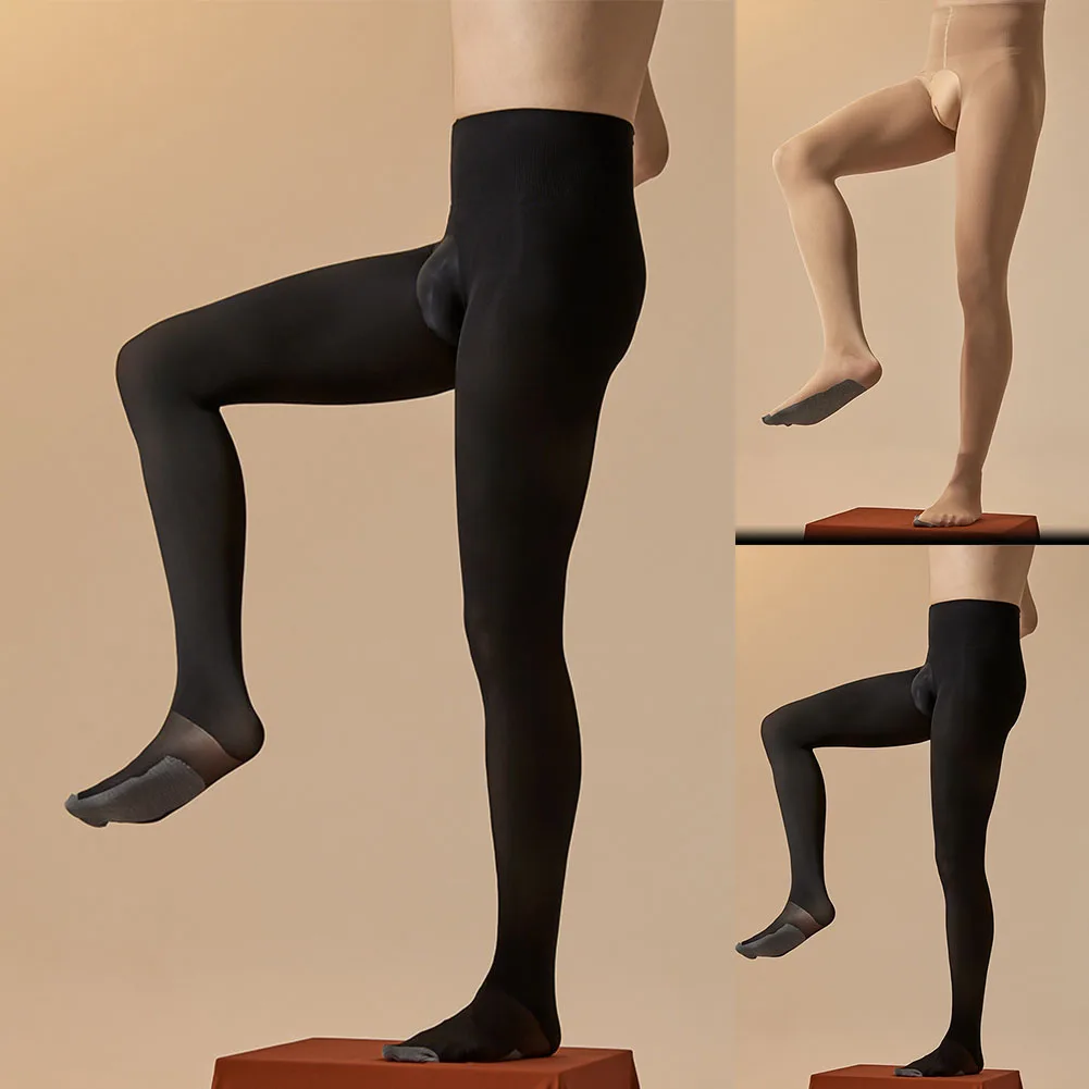 Stylish Comfy Fashion Men\'s Underwear Sweatpants Baselayer Bottom Breathable Pantyhose Sexy Thermal Trousers Tights Daily