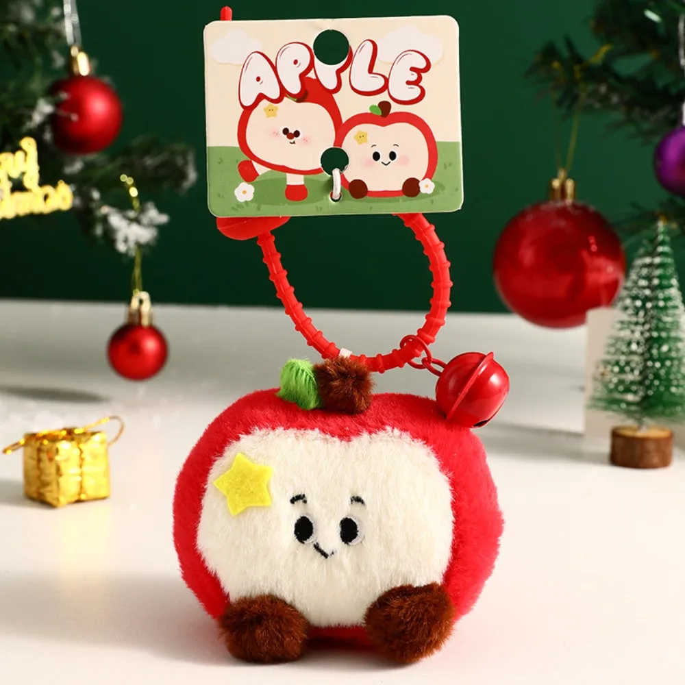 

Fashion Cartoon Fruit Cartoon Key Chains Plush Soft Key Rings Cute Kawaii Bag Pendant Car Key