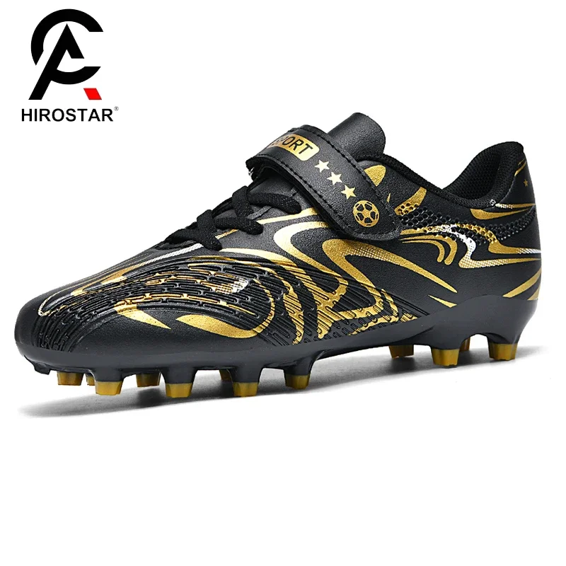 New Children Football Shoes Fast Futsal Football Boots Ultralight Training Professional Non Slip Boy TF/FG  Soccer Studded Shoes