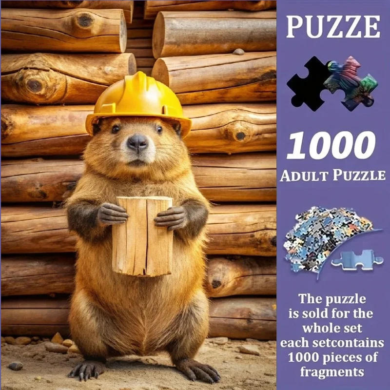 quebra-cabeca-de-1000-pecas-quebra-cabeca-de-capivara-perfeito-para-diversao-criativa-em-familia-presente-brinquedo-divertido