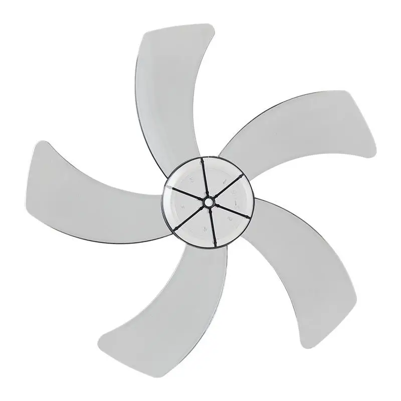 Image of Kostengünstige 18-Zoll-Standventilator-Ersatzflügel, 5 Kunststoffblätter mit Mutternabdeckung für die Reparatur von Heimventilatoren