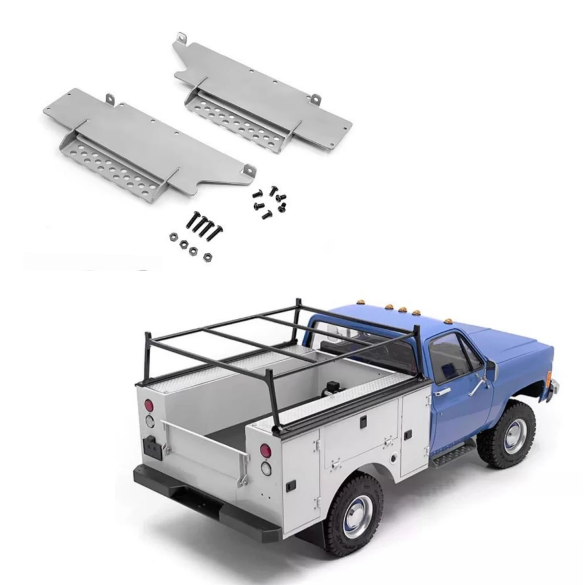 

Metal Side Pedal for RC4WD TF2 1/10 Scale RC Crawler Toys Blazer K10 Scottsdale RC Car Option Part