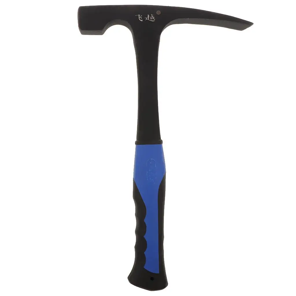 

Геологический молоток с плоской остроконечной головкой, эргономичный стальной инструмент для геологоразведки и добычи полезных ископаемых