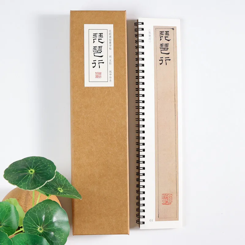 Wen Peng Clerical Script Calligraphy Copybook The Song of the Pipa Player Close-range Enlarge Chinese Characters Practice Cards
