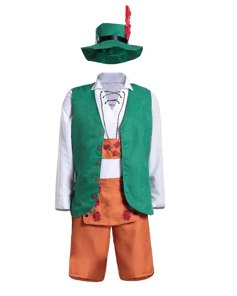 Uomo donna tedesco Oktoberfest Costume bavarese tradizionale birra Costume Bar cameriere promozione vestiti