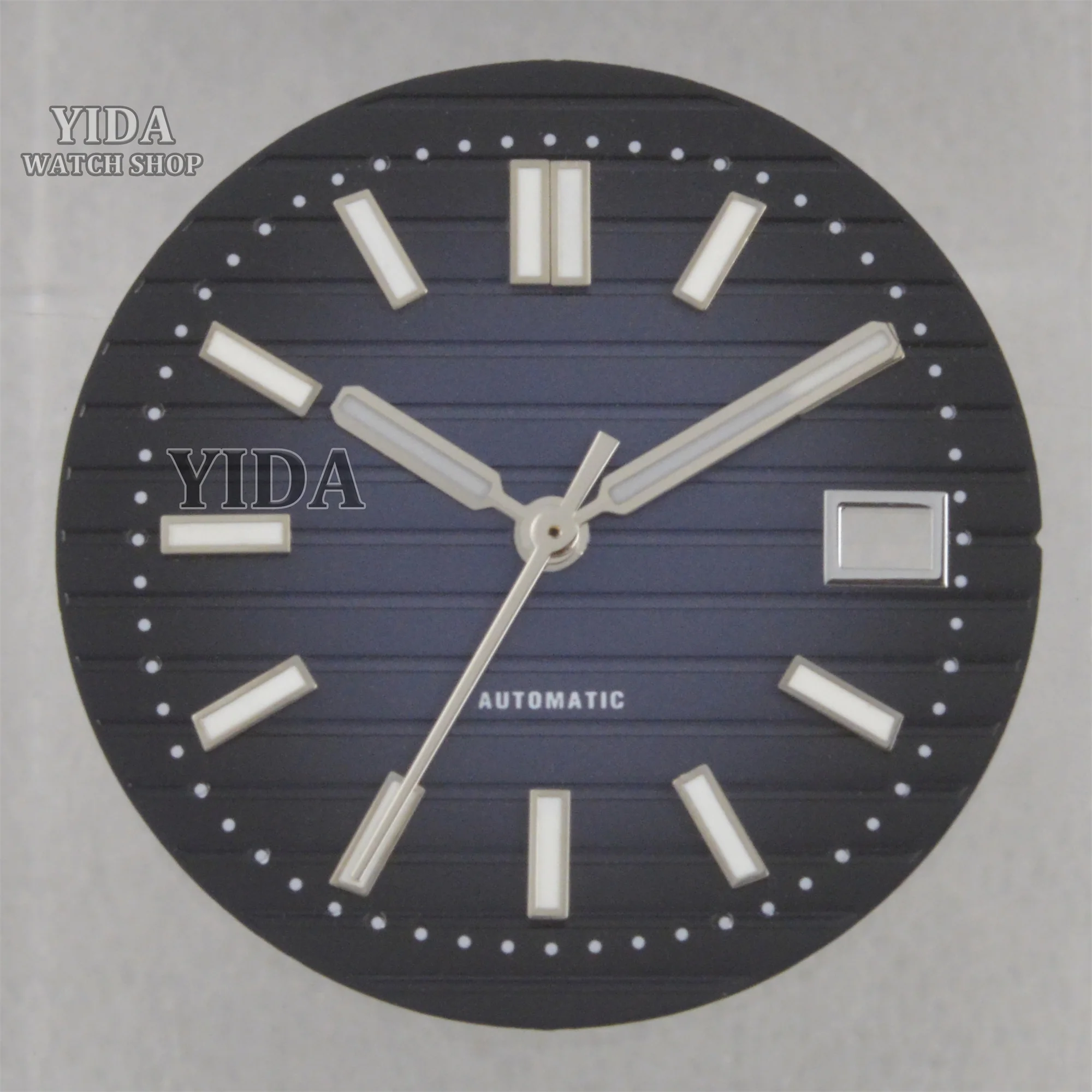 NH35 Watch Dial 30.5mm Green Luminous Face Pointers for Nautilus NH35 Mechanical Movement Watch Faces Accessories Repair Tools