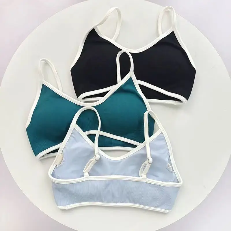 シームレスジムスポーツブラ 美しいバックデザイン 耐衝撃 フィットネス ランニング ヨガ ランジェリー タイトな女性用衣類