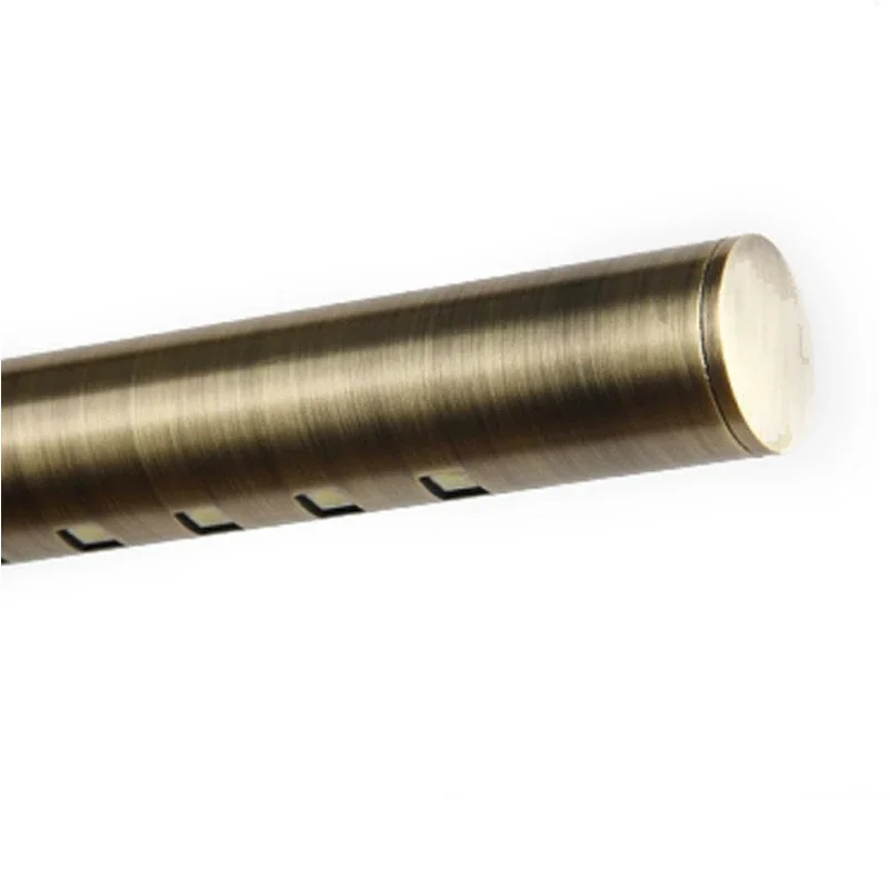 7W 55cm luz led moderna para espejo bronce AC85-265V SMD5050 chip lámpara led para baño luz interior montada en la pared