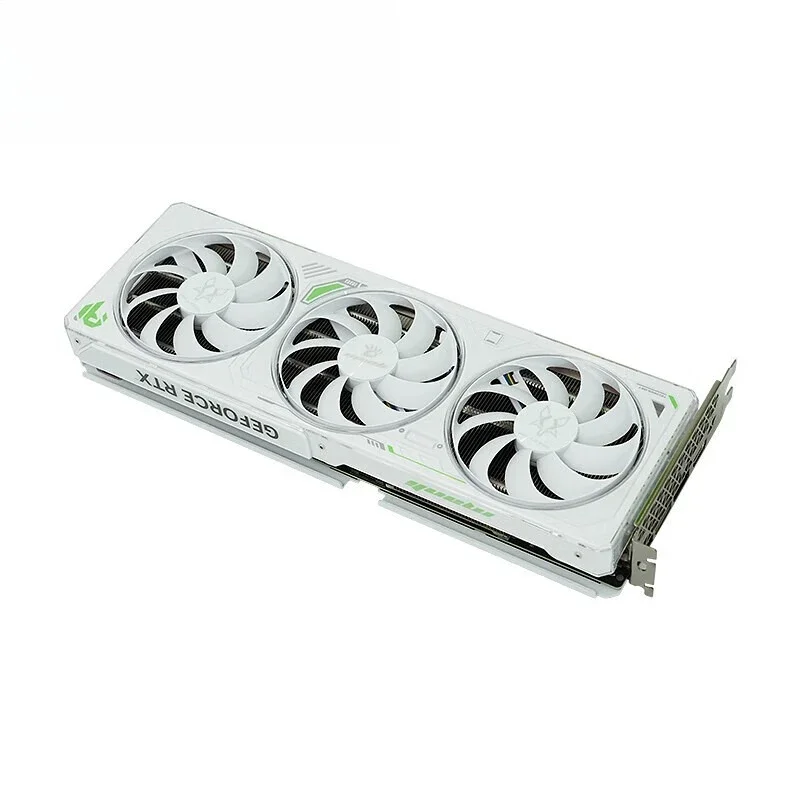 

Dual Fan Green Independent Graphics Card Renaissance Snow Fox RTX4070 12GB Triple Fan White