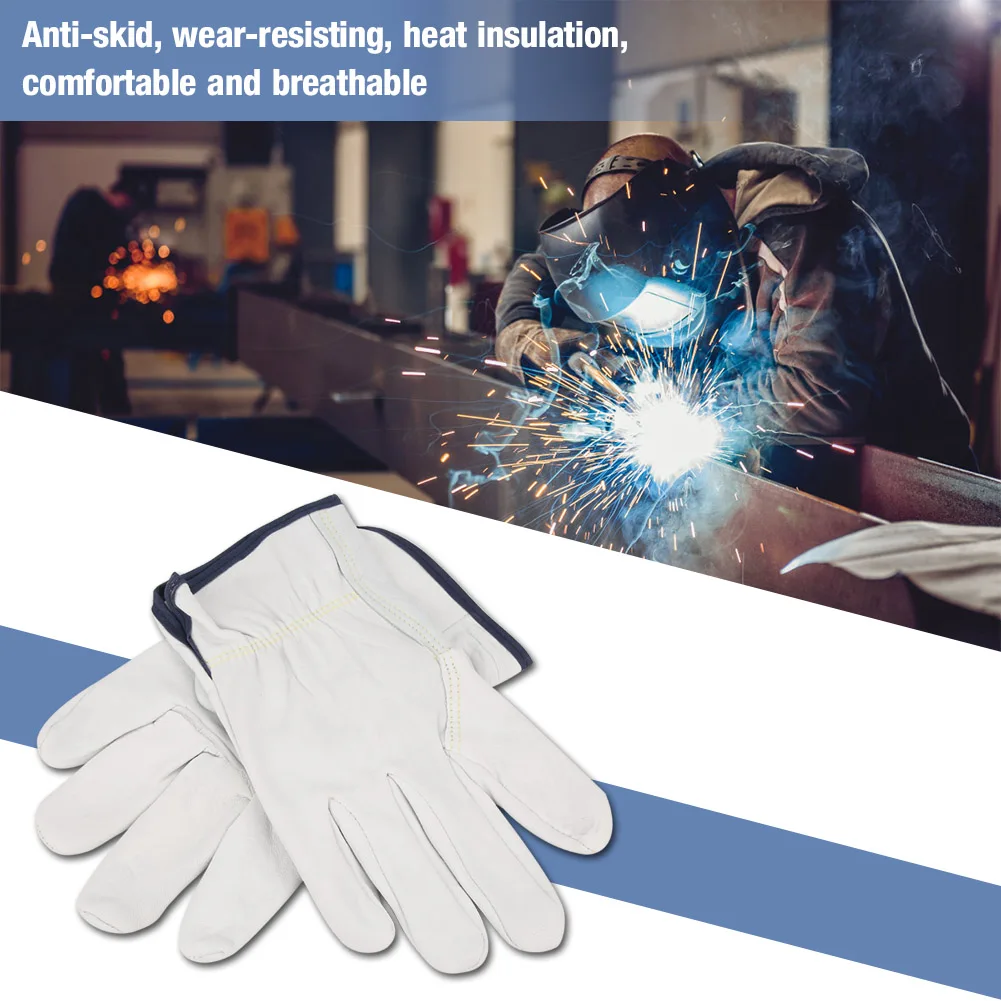 

ZK30 Super Soft Fire Resistant Grain Sheepskin gloves TIG Welding Glove