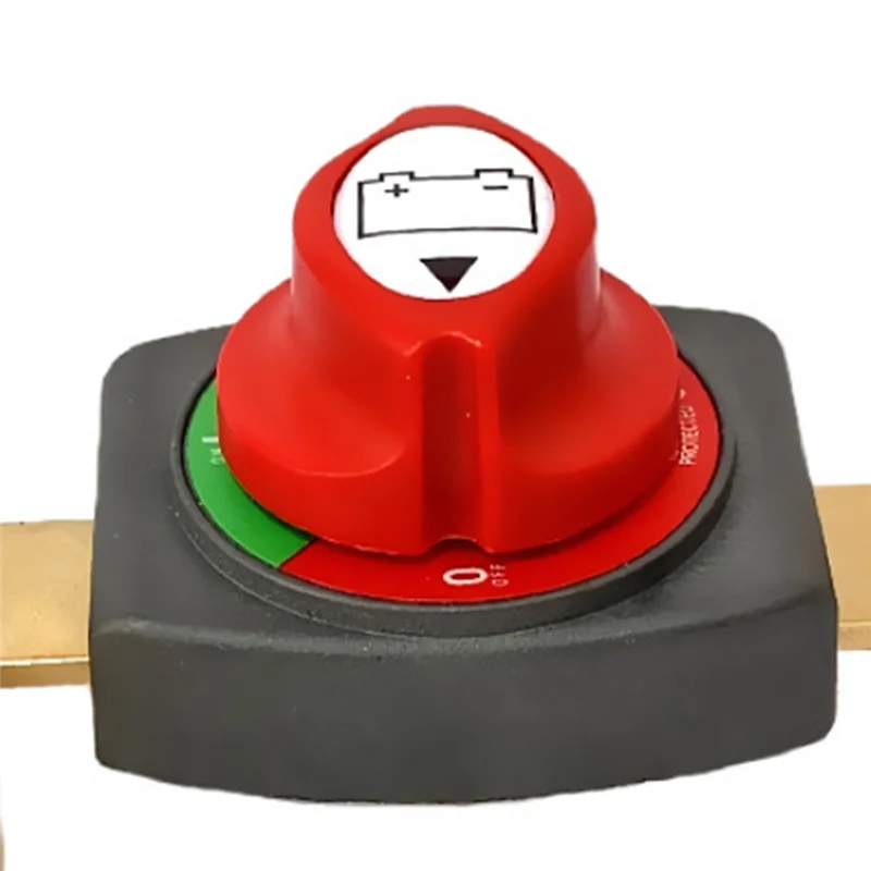 

High Quality Negative Electrode Battery Isolator Switch, On/Off Disconnect For 15-17MM Battery Head - Suitable For Car, RV, Boat