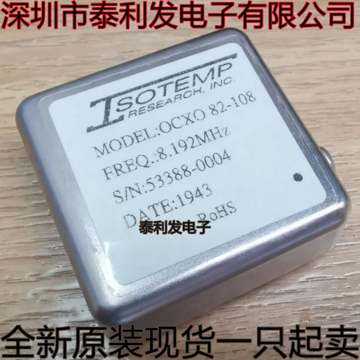 1PCS Imported Constant Temperature Crystal Oscillator OCXO82-108 0CX082-108 8.192MHZ 53388-0004 Square Brand New Stock