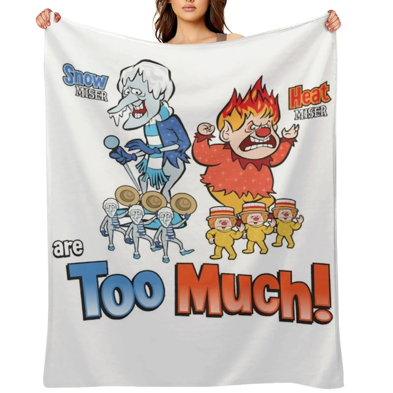 Miser Brothers - Too Much! Classic Throw Blanket Giant Sofa Vintage Sofa Quilt Designers funny gift Bed Fashionable Blankets