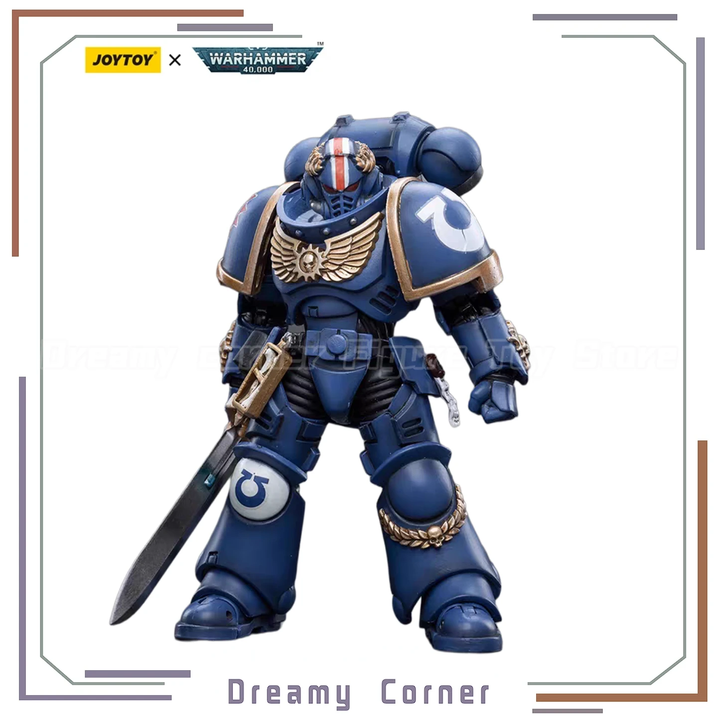 

【In Stock】JOYTOY Warhammer 40K Ultramarines Primaris Lieutenant Argaranthe 1/18 Action Doll Toys Model Gift Collection