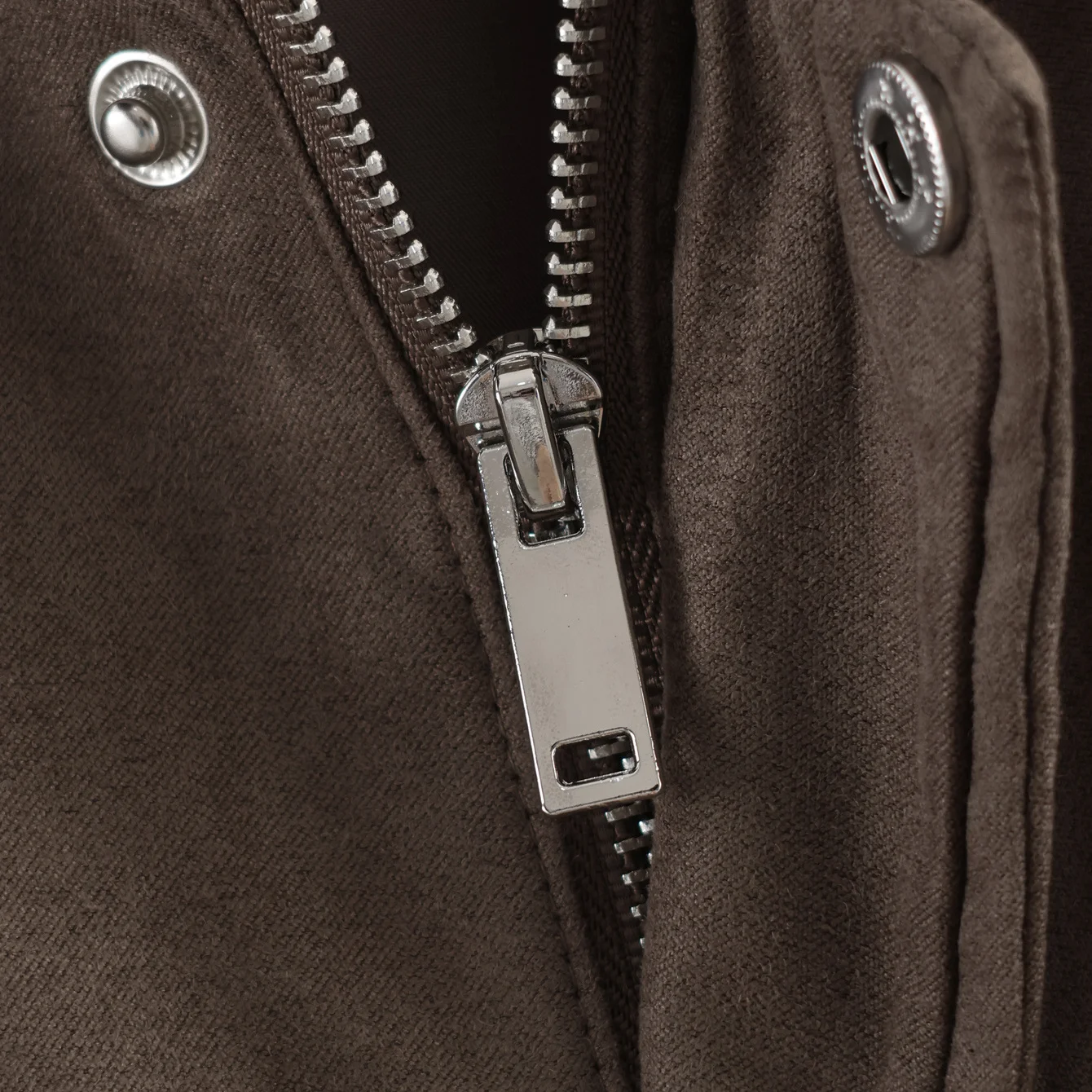 ملابس عمل نسائية من جلد الغزال من Nine Zar Jaet فضفاضة بسحاب ملابس خارجية طويلة Sve معطف شتوي أوروبي Sle