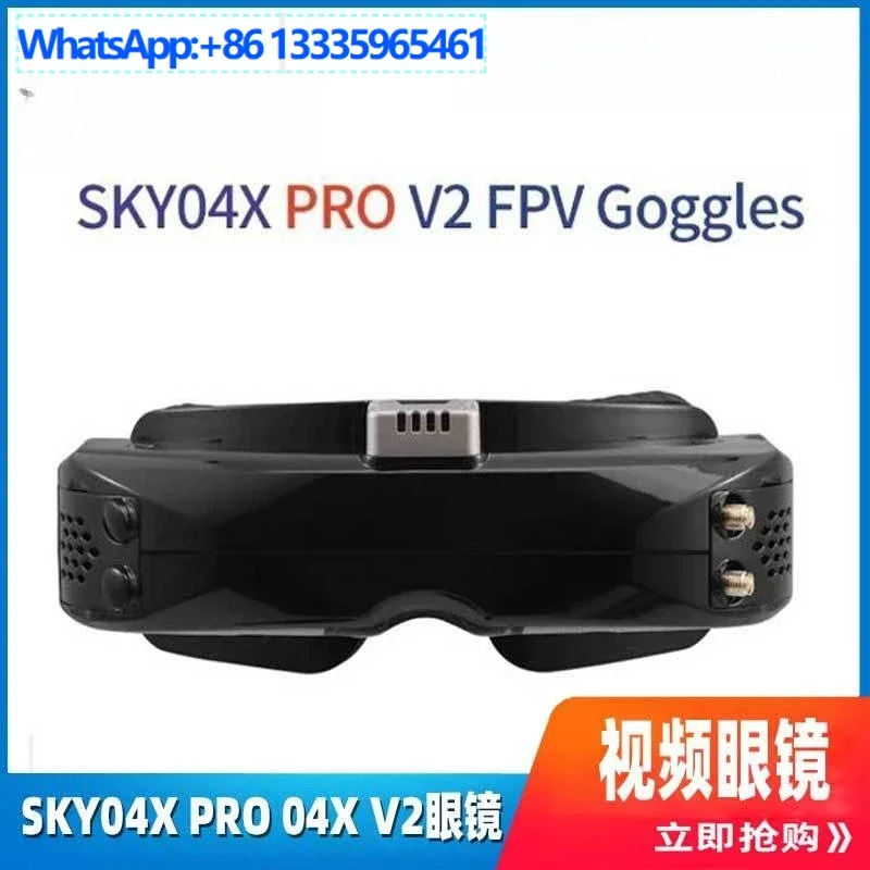 SKYZONE SKY04X PRO 04X V2 Video Glasses Head Tracking OLED Resolution 1920X1080