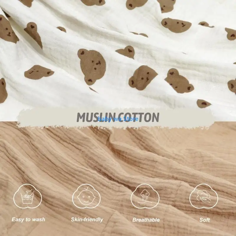 Набор из 2 простыней для малышей, мягкий и дышащий чехол для коляски, съемный чехол 4XBD