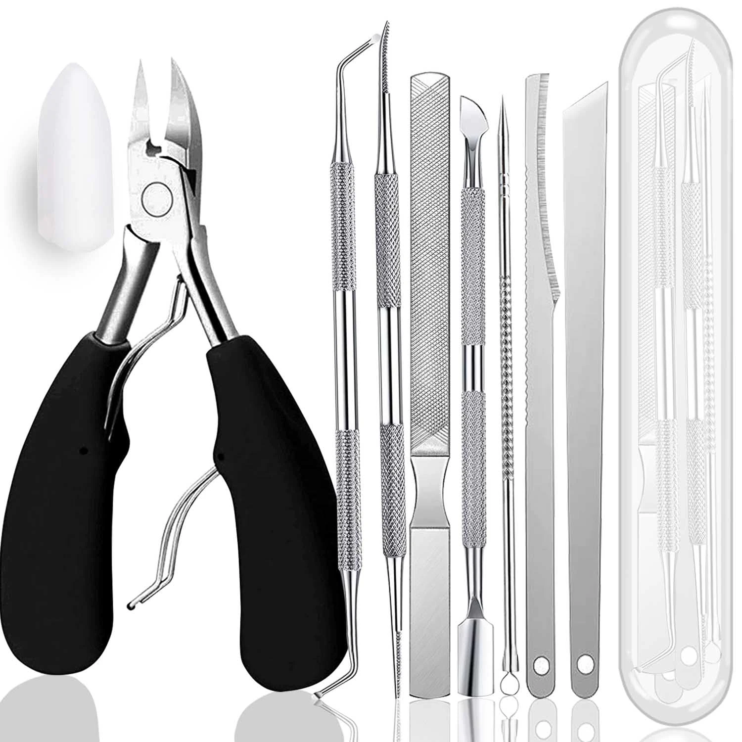 

Complete Professional Top-Quality 7-Pack Essential Ingrown Toenail Tool Set for Healthy Feet and Toes, Promotes Effective and Sa