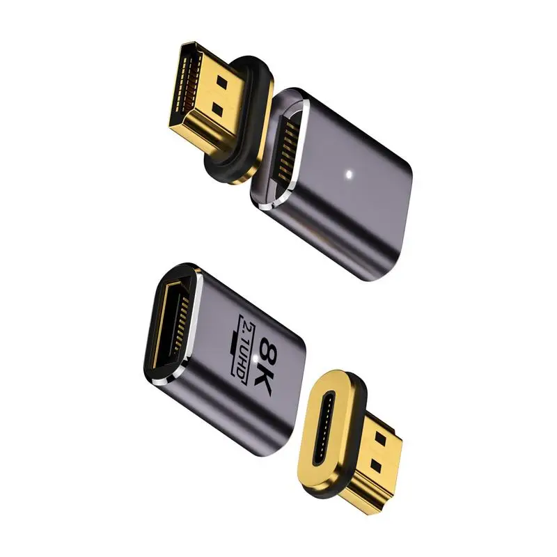 

Magnetic USB C 19Pins USB Type C Connector Support USB Quick Charge USB C To USB C Magnetic Adapter 8K60Hz Video Output Support