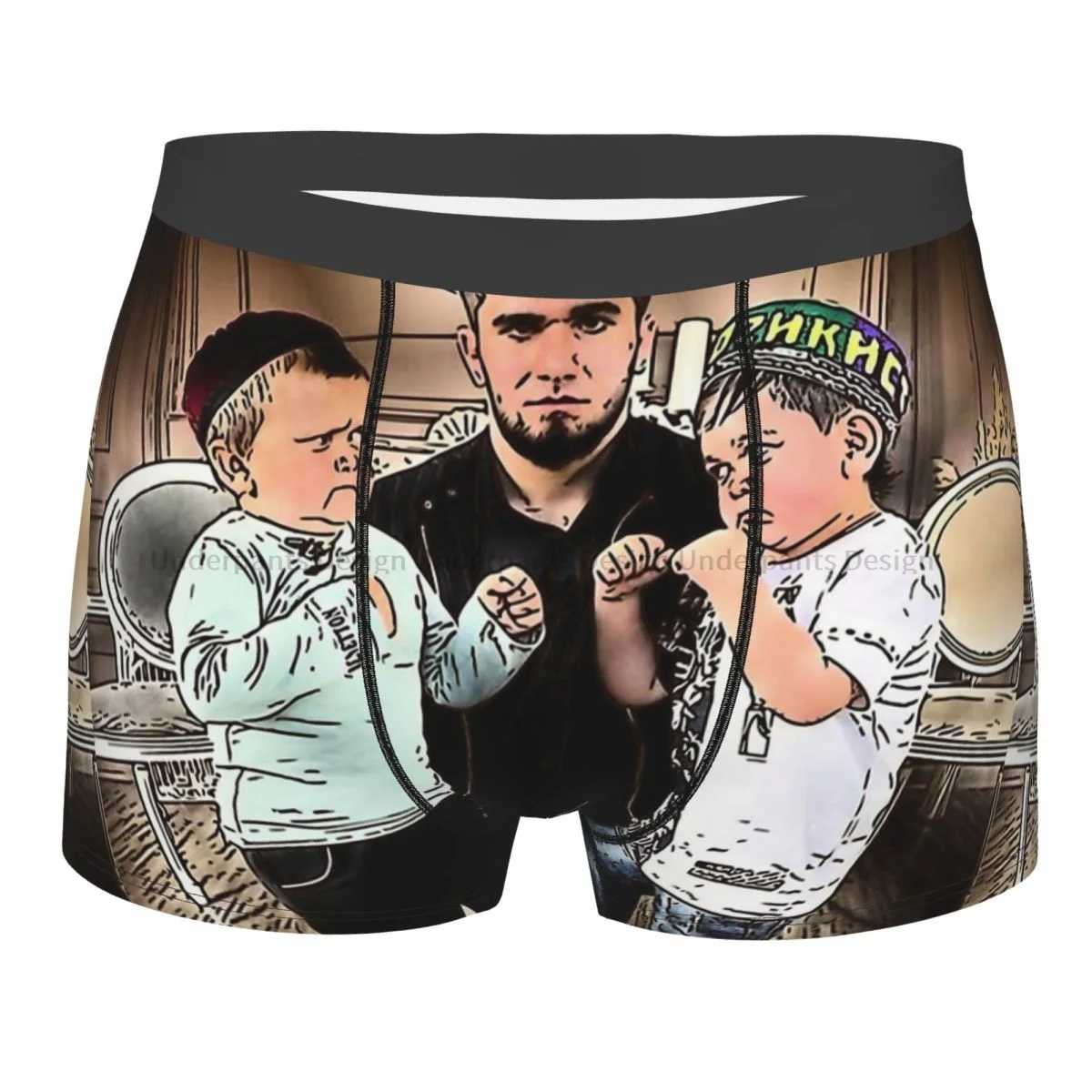 Hasbulla Magomedov Fight Little Khabib Bestselling Poster Fight 2021 Underpants Panties Male Underwear Sexy Shorts Boxer Briefs