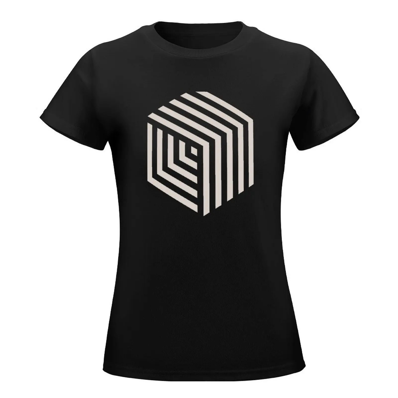 Hexa-cube T-Shirt lady clothes graphics western t shirts for Women