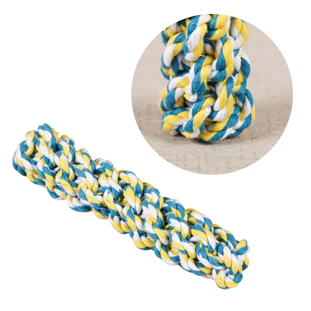 

1Pcs Molar Chew Rope Dog Cotton Knot Friendly Teeth Cleaning Pet Bite Rope Puppy Dog Molar Tooth Toys