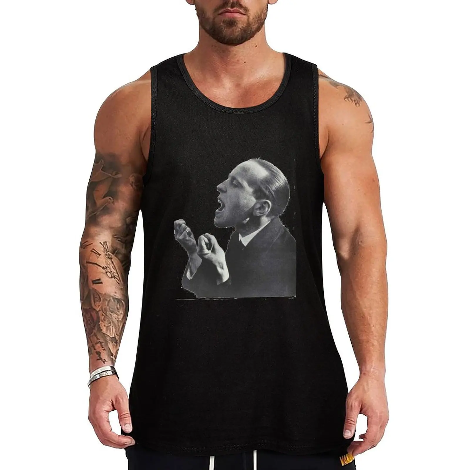 Self Portrait, John Heartfield 1920 Tank Top Men's singlets bodybuilding men clothes