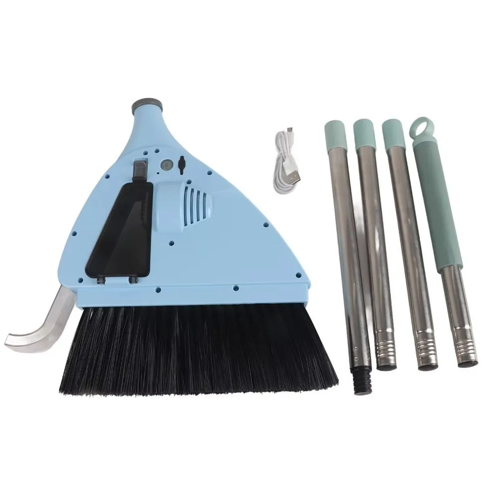 USB Charging 2 in 1 Vacuum Sweeper Cordless Multi-Functional Vacuum Broom Electric 2 in 1 Cordless Cleaner Bedroom