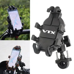 Handlebar Mobile Phone Holder W/ Shock Absorber GPS Stand Bracket For HONDA VTX1300 VTX1800 VTX 1300 1800 Motorcycle Accessories