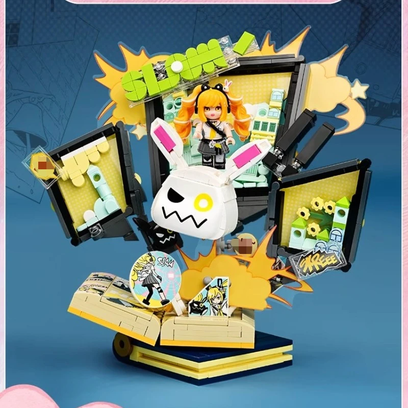 

Keeppley King of Glory Building Blocks Children's Peripheral Angela Assembled Trendy Toys Model Ornaments Time Journey Gifts