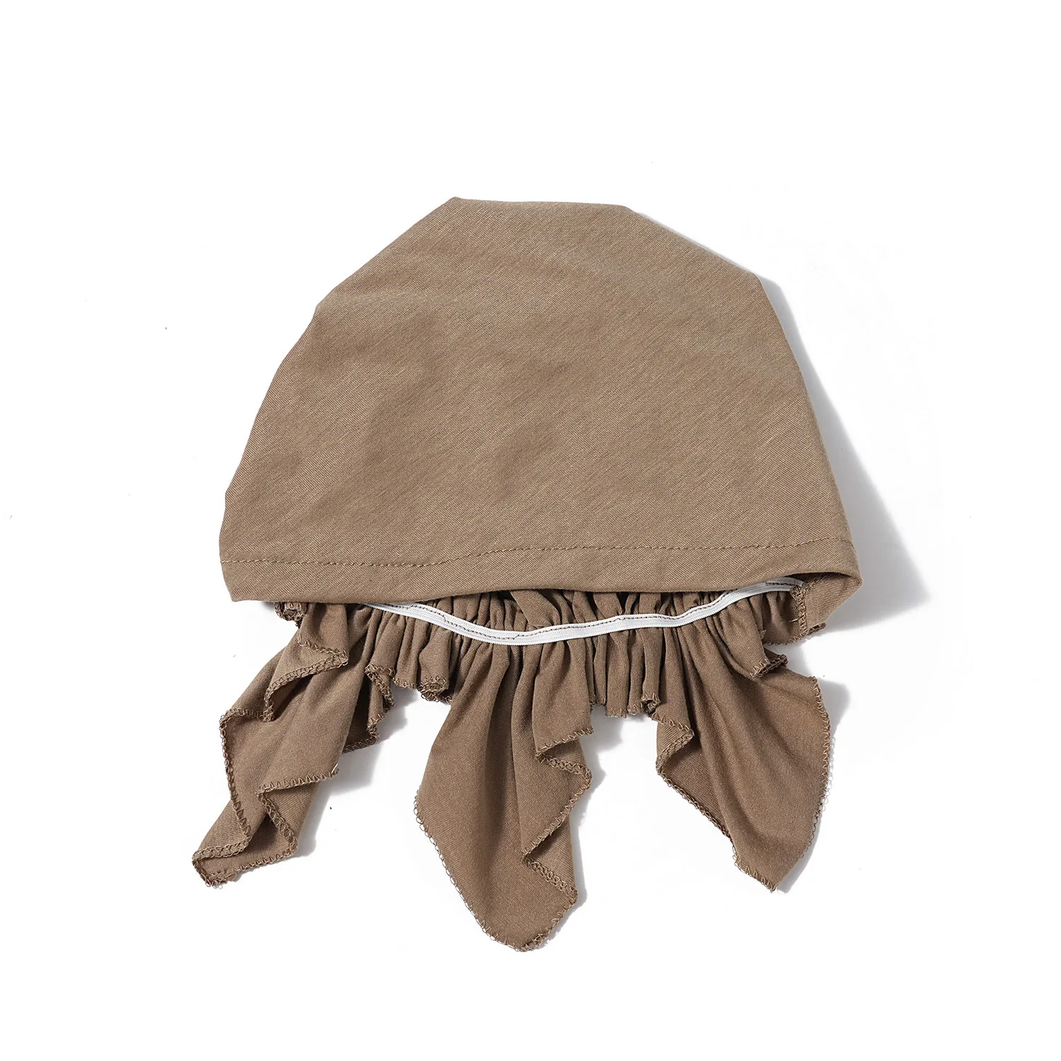 Neue muslimische Bambus vorgebundenes Kopftuch Turban Frauen Indien Kopfwickel Hüte Kopfbedeckung Krebs Bandanas Haarschmuck Kopfbedeckung – Detail 6