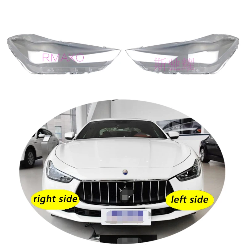 

Use For Maserati Ghibli 2014-2018 Transparent Headlamp Cover Lamp Shade Front Headlight Shell Lampshade Lens shell