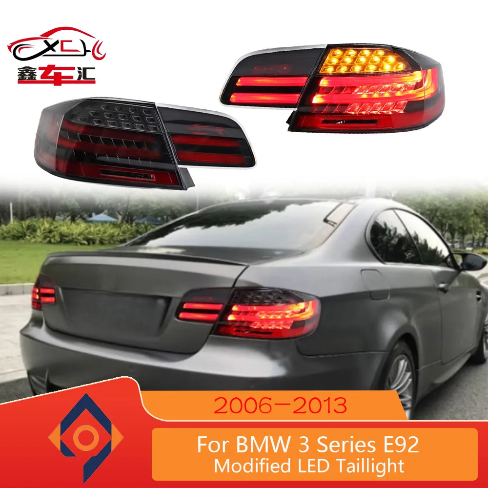 

Car Taillight Accessories For BMW M3 E92 330i 335i Tail Light 2006-2013 LED Rear Stop Lamp DRL Brake Signal Reversing Back Lamp