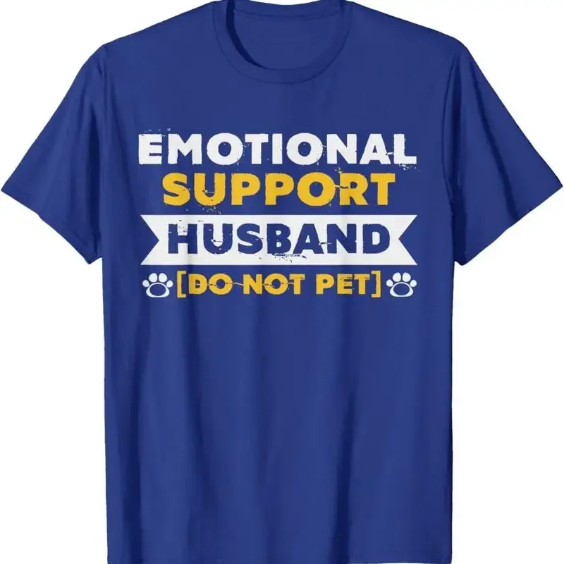 Emotional Support Husband Do Not Pet Funny Dogs T Shirt