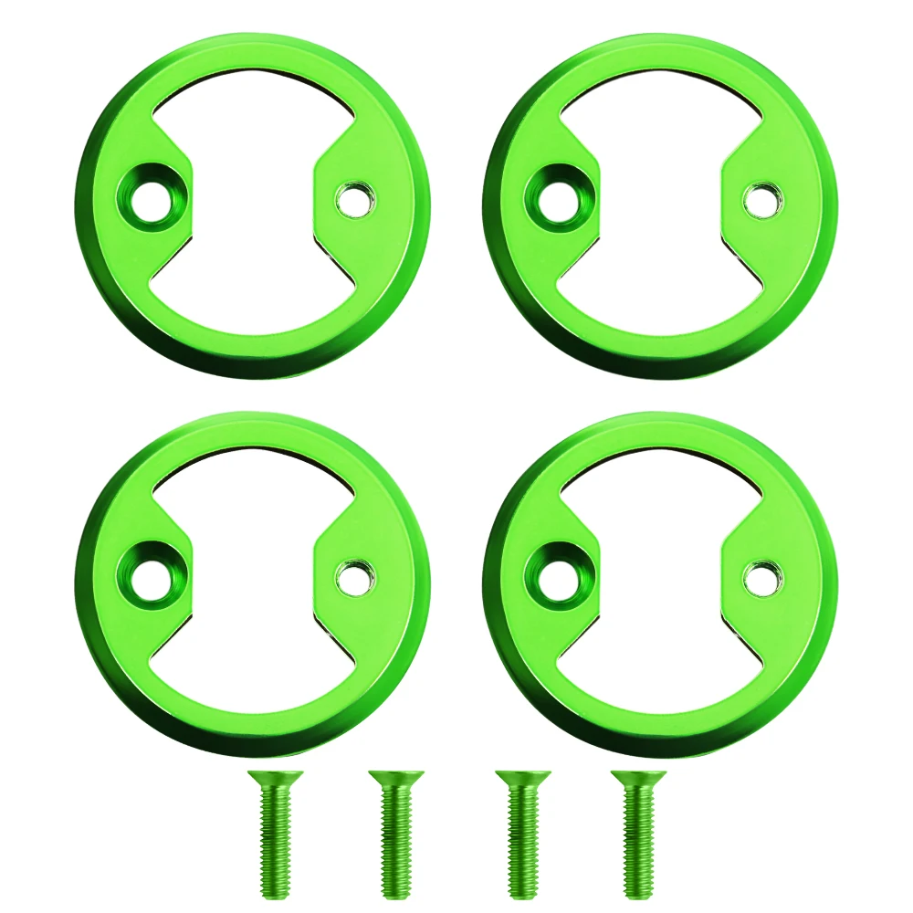 Piastre per pedali in lega di titanio da 4 pezzi, autobloccanti, per tacchette per pedali per bici Pro MTB Wahoo SpeedPlay Comp Zero Aero Nano