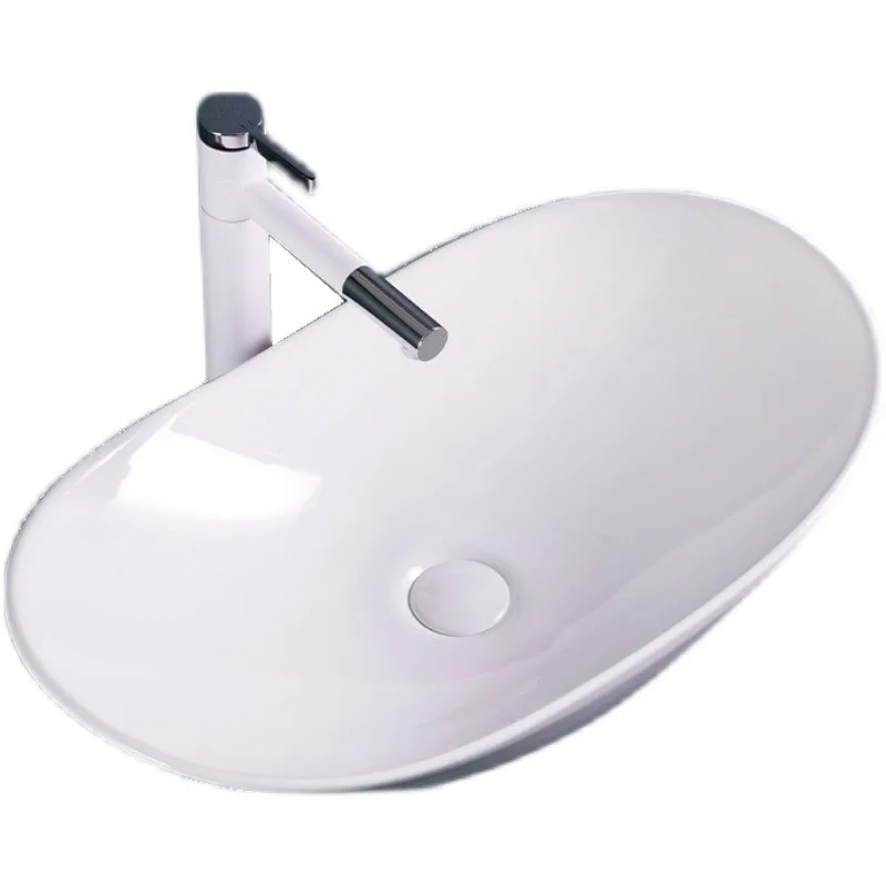 Household Washbasin Hotel Art Basin Balcony Ceramic  Bathroom Washbasin Upper Basin