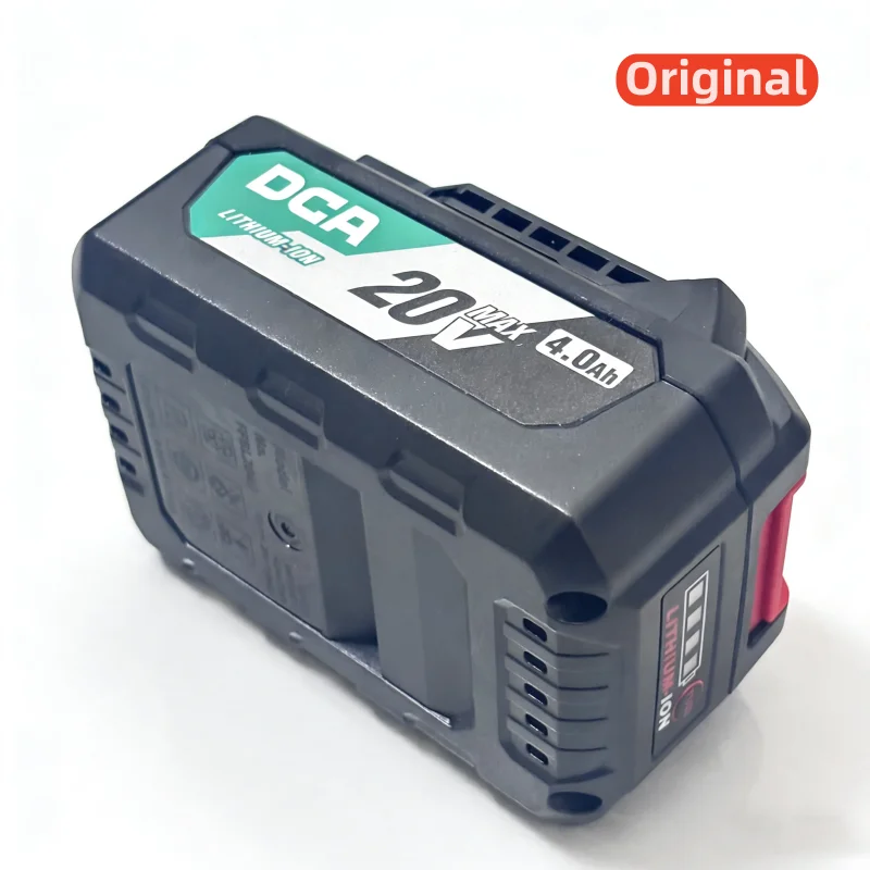 

100% Оригинальный аккумулятор 4Ач 6Ач для электроинструментов Dongcheng DCA 20V Max FFBL2040: гайковерт, угловая шлифмашина, ударная дрель, цепная пила