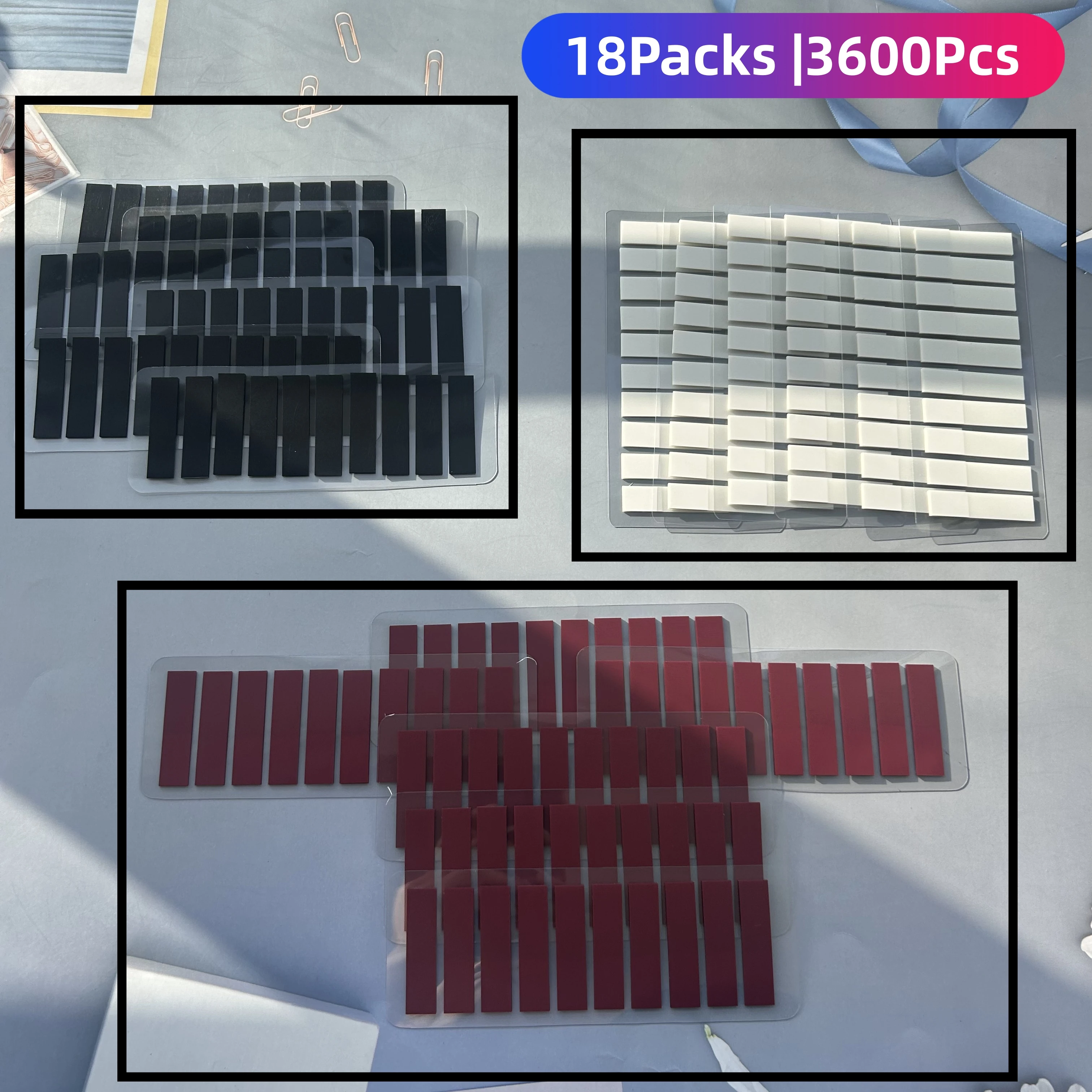 1200-3600 Sheets Sticky Notes Set with Ruler for Index Tabs Page Markers To Do List Planners School Office Stationery Supplies