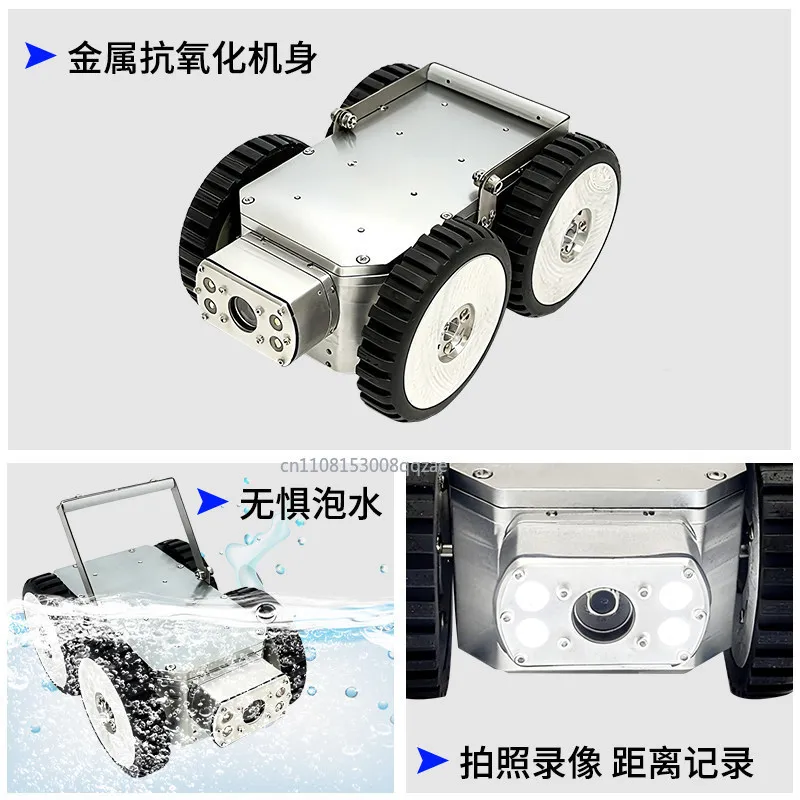 Pipeline Inspection Robot Engineering Inspection Equipment Endoscope Municipal Drainage Pipeline 100m with Table Computer