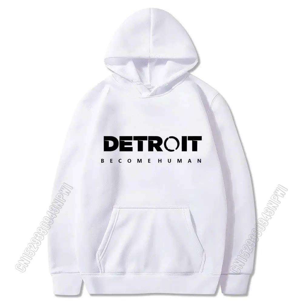 2022 New Fashion Detroit Become Human Cool Hoodies Game Print Spring Mens Sweatshirts Kpop Hoodies Casual Long Sleeve Pullovers